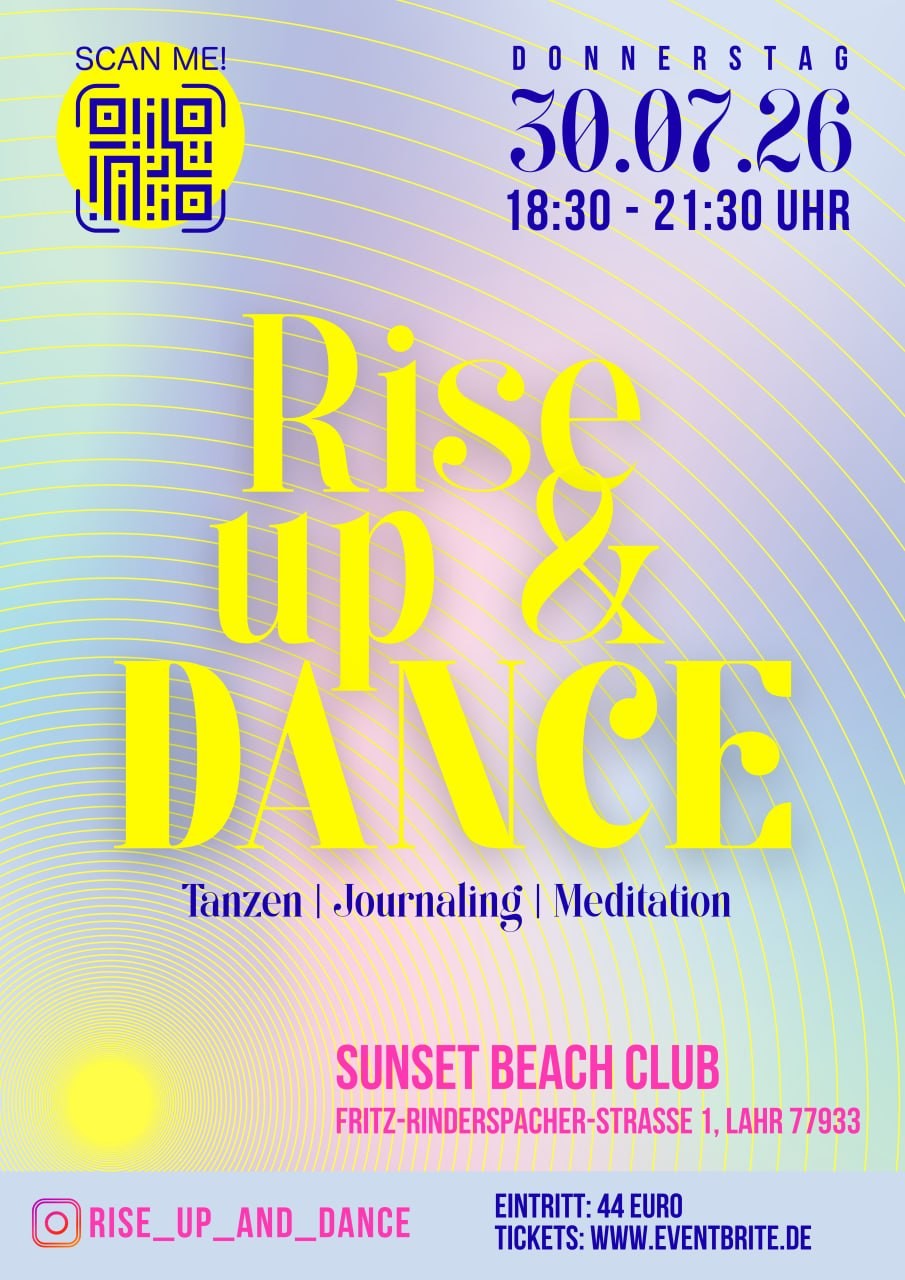 Rise up and DANCE – Event Poster